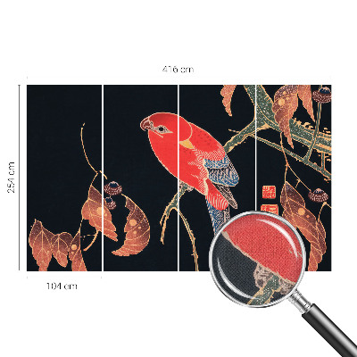 Motivtapete fürs Wohnzimmer Exotischer Vogel