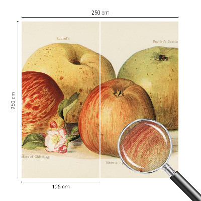 Vintage tapete Apfelblüten