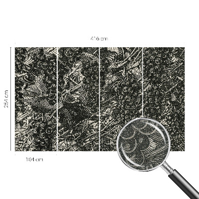 Hochwertige Bildtapete Traubenabdruck