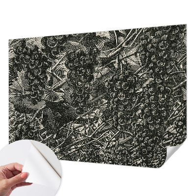 Hochwertige Bildtapete Traubenabdruck