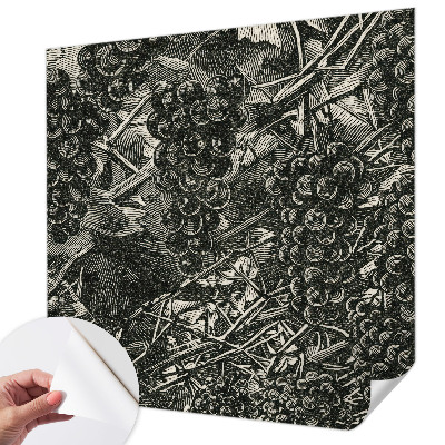 Hochwertige Bildtapete Traubenabdruck