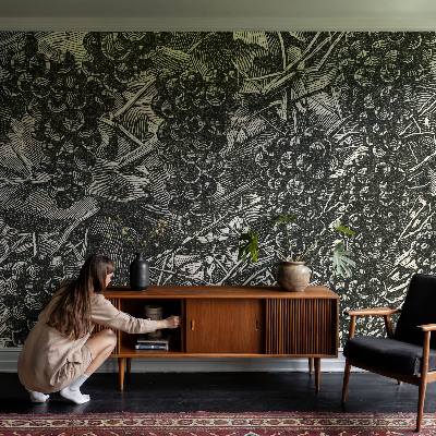 Hochwertige Bildtapete Traubenabdruck