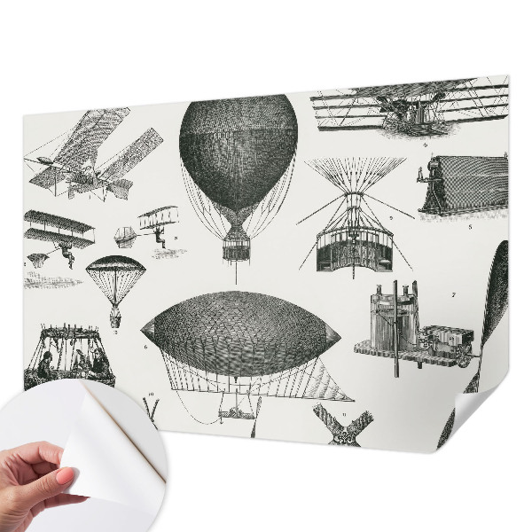 81D-Fototapete fürs Wohnzimmer Geschichte der Luftfahrt