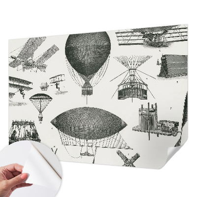 81D-Fototapete fürs Wohnzimmer Geschichte der Luftfahrt