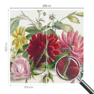 81D-Fototapete fürs Schlafzimmer Blumenstrauß