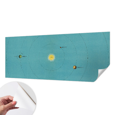 Moderne Fototapete nach Maß mit Motiv eines kosmischen Systems