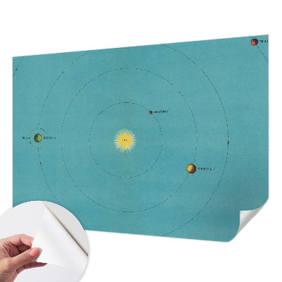 Moderne Fototapete nach Maß mit Motiv eines kosmischen Systems