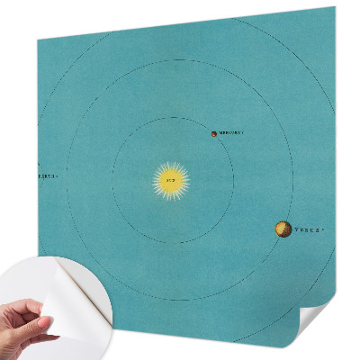 Moderne Fototapete nach Maß mit Motiv eines kosmischen Systems