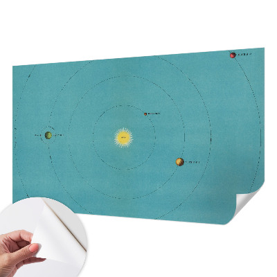 Moderne Fototapete nach Maß mit Motiv eines kosmischen Systems