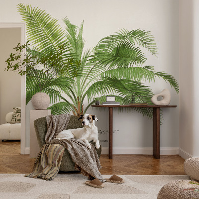 Vintage tapete Glänzende Palme