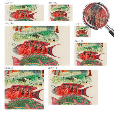 Selbstklebende Fototapete Exotische Fische