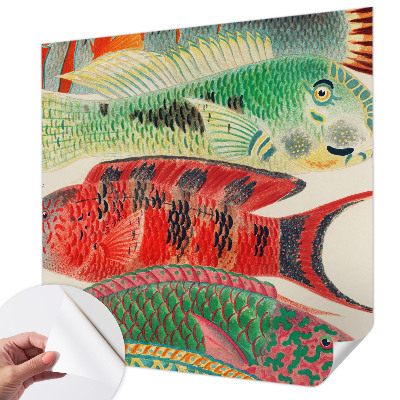 Selbstklebende Fototapete mit Motiv exotischer Fische