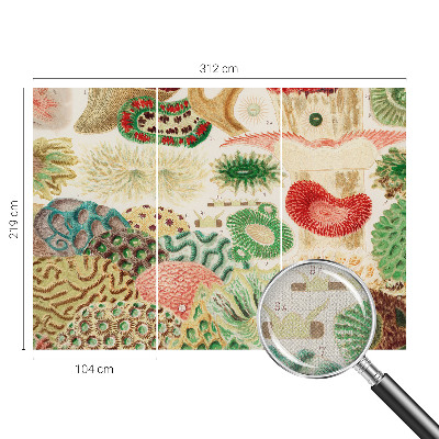 Selbstklebende Fototapete für die Wand Organische Formen