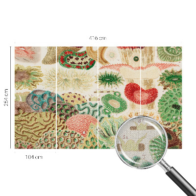 Selbstklebende Fototapete für die Wand Organische Formen