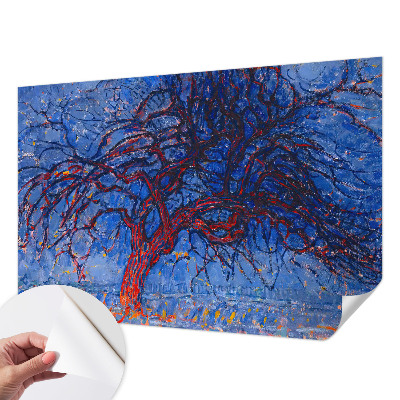 82D-Fototapete fürs Schlafzimmer Flammenbaum