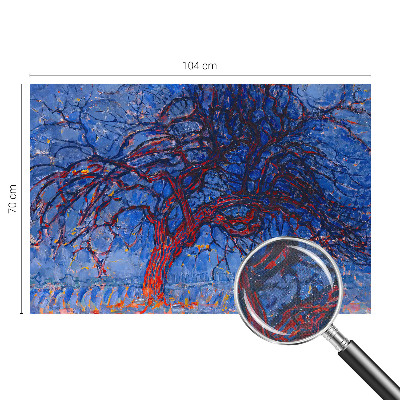 82D-Fototapete fürs Schlafzimmer Flammenbaum