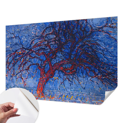 82D-Fototapete fürs Schlafzimmer Flammenbaum