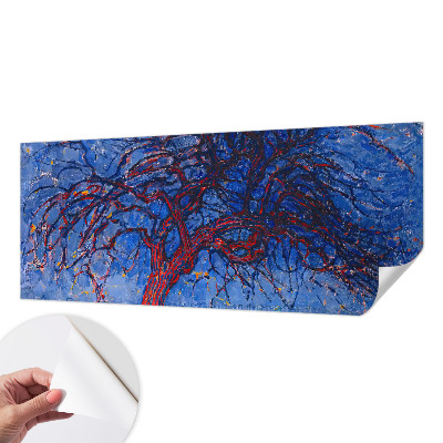 82D-Fototapete fürs Schlafzimmer Flammenbaum