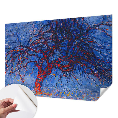 82D-Fototapete fürs Schlafzimmer Flammenbaum