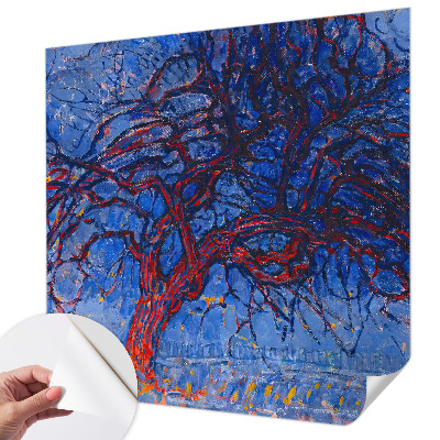 82D-Fototapete fürs Schlafzimmer Flammenbaum