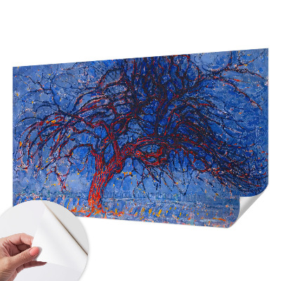 82D-Fototapete fürs Schlafzimmer Flammenbaum