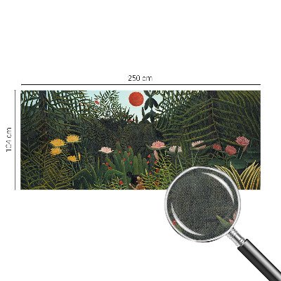 Fototapete in 3D-Optik mit exotischer Landschaft
