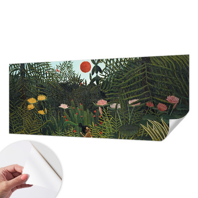 Fototapete in 3D-Optik mit exotischer Landschaft