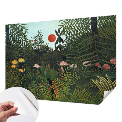 Fototapete in 3D-Optik mit exotischer Landschaft