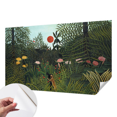 Fototapete in 3D-Optik mit exotischer Landschaft