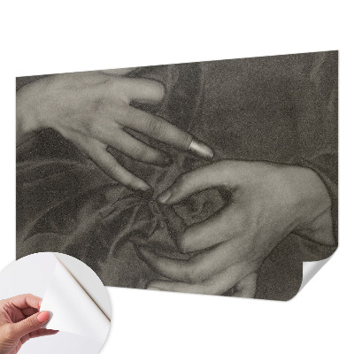 82D-Fototapete aus Handmaterial gefertigt