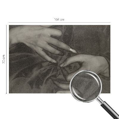 82D-Fototapete aus Handmaterial gefertigt