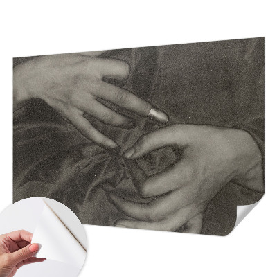 82D-Fototapete aus Handmaterial gefertigt