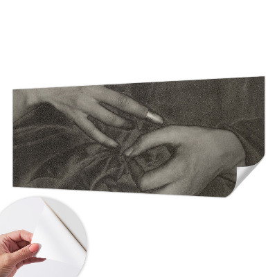 82D-Fototapete aus Handmaterial gefertigt
