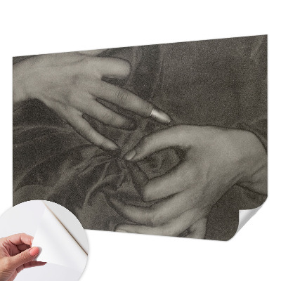 82D-Fototapete aus Handmaterial gefertigt
