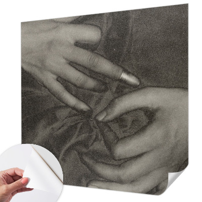 82D-Fototapete aus Handmaterial gefertigt
