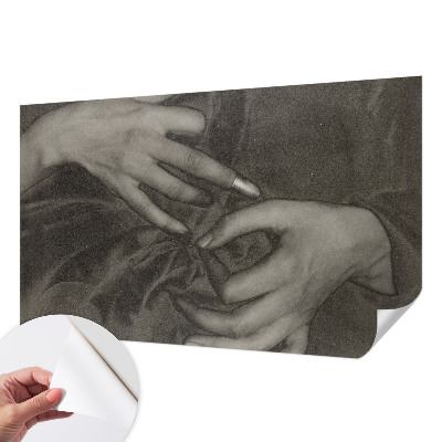 82D-Fototapete aus Handmaterial gefertigt