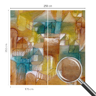 Motivtapete fürs Wohnzimmer Geometrische Strukturen