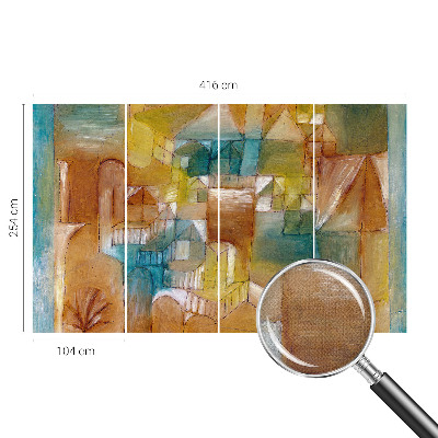 Motivtapete fürs Wohnzimmer Geometrische Strukturen