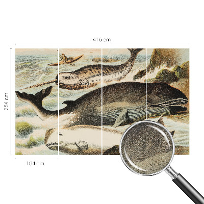 Selbstklebende Fototapete für die Wand Meeresriesen