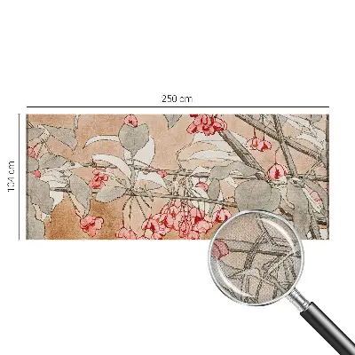 Selbstklebende Fototapete mit floraler Harmonie als Motiv
