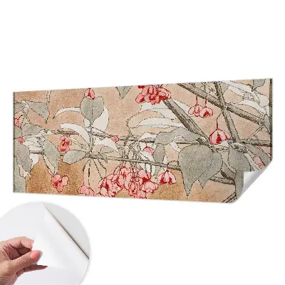 Selbstklebende Fototapete mit floraler Harmonie als Motiv