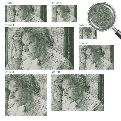 Selbstklebende Fototapete fürs Kinderzimmer Nachdenkliche Frau