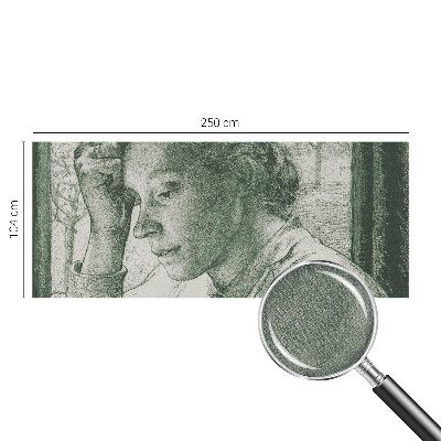 Selbstklebende Fototapete fürs Kinderzimmer Nachdenkliche Frau