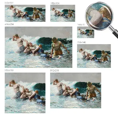 Fototapete in 3D-Optik mit Motiv »Seekrieg«