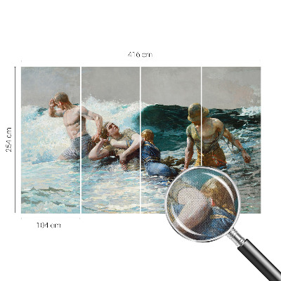 Fototapete in 3D-Optik Seekrieg