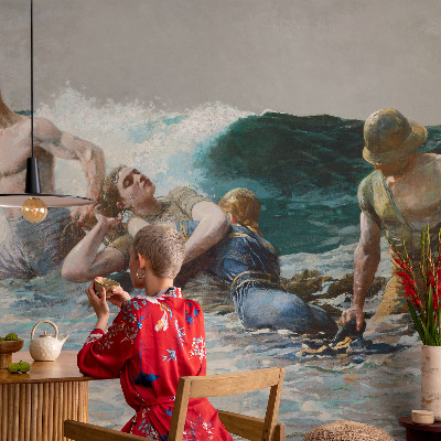 Fototapete in 3D-Optik Seekrieg