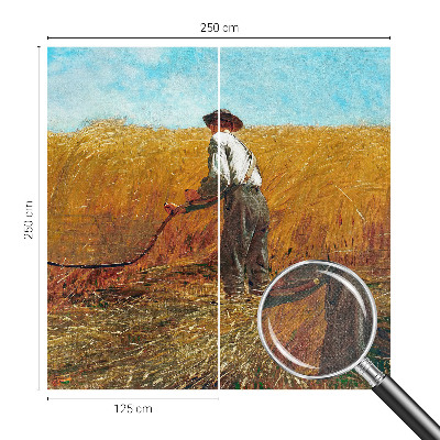 83D-Fototapete fürs Schlafzimmer Ernte in der Sonne