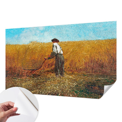 83D-Fototapete fürs Schlafzimmer mit dem Motiv „Ernte in der Sonne“
