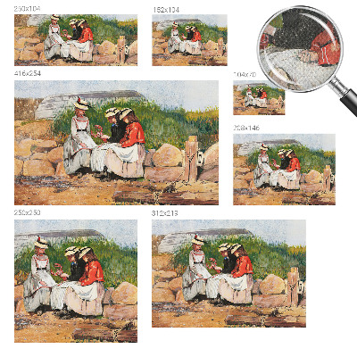 Moderne Fototapete nach Maß Sommerferien