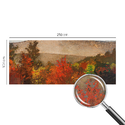 Fototapete nach Maß mit einem herbstlichen Panorama